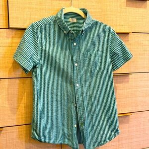 Crewcuts seersucker boys button down shirt